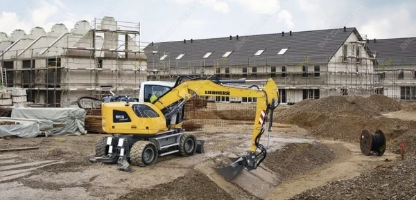 Фото Аренда колесного экскаватора LIEBHERR A 913, Москва