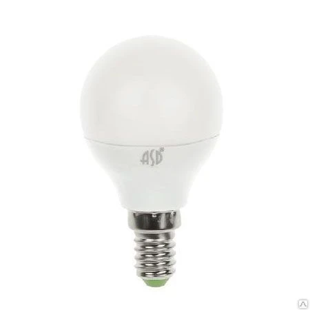 Фото Лампа светодиодная ASD LED-ШАР-standard 5Вт 160-260В Е14 4000К