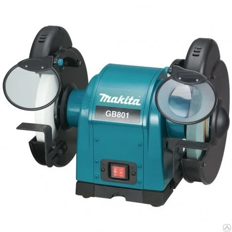 Фото Точило MAKITA GB801 (550Вт,2круга 205х19х15.88мм,2850об/мин,подсветка,ли...