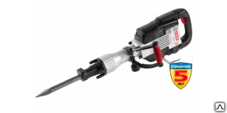Фото Отбойный молоток ЗУБР ЗМ-35-1600 ВК (1700 Вт + 35 Дж + гарантия 5 лет)