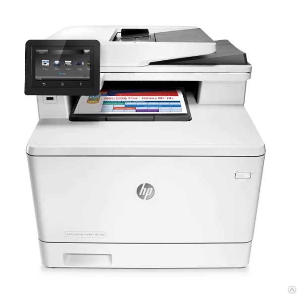 Фото МФУ HP Color LaserJet Pro M377DW M5H23A, цветной принтер/сканер/копир, 
A4,