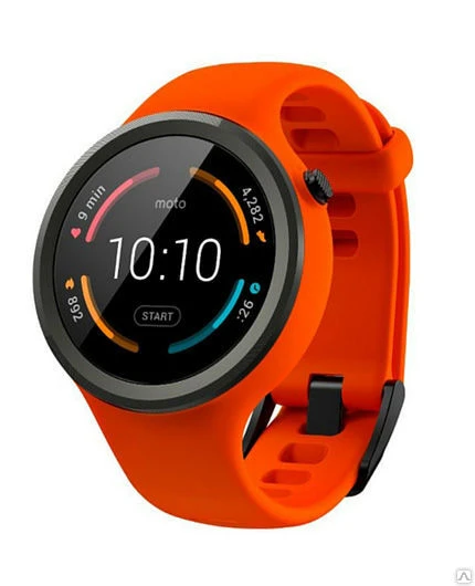 Фото Умные часы Motorola Moto 360 Sport v2 45mm Orange