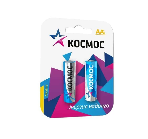 Фото Элемент питания алкалиновый LR LR6 BP-2 (блист.2шт) Космос KOCLR62BL