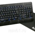 фото Комплект ИГРОВОЙ клавиатура+мышь+коврик Smartbuy Rush Thunderstorm черный (SBC-715714G-K) /20