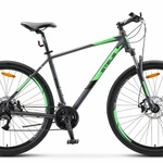 фото Горный (MTB) велосипед STELS Navigator 920 MD 29 V010 антрацитовый/зеленый 16,5" рама