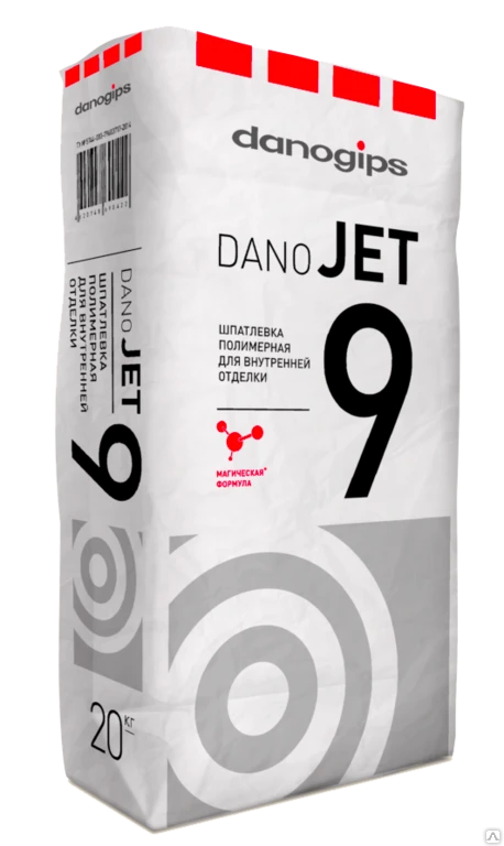 Фото Финишная полимерная шпатлевка DANO JET 9(20кг)