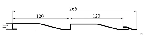 Фото Панель Сайдинг 241/266 для дома