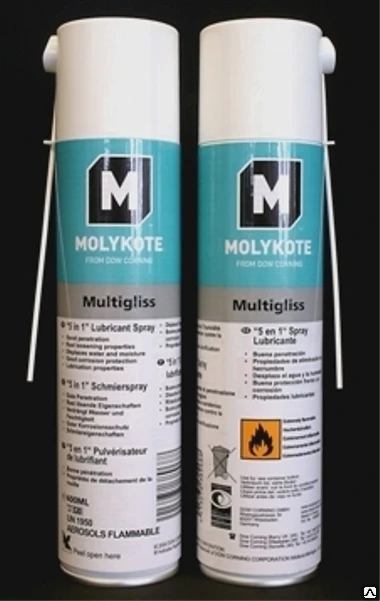 Фото Очиститель Molykote Metal Cleaner Spray EC (400 ml)