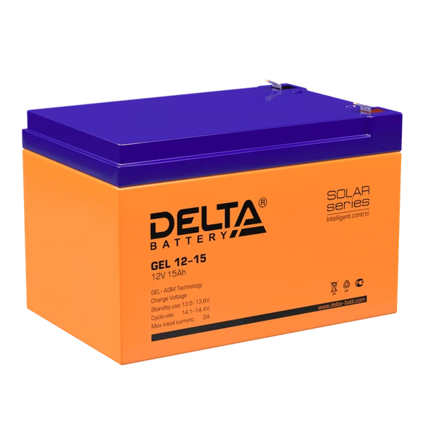 Фото Аккумулятор Delta GEL 12-15