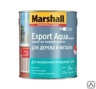 Фото Эмаль водная для дерева и металла Export Aqua белый п/матовый 0,5 л