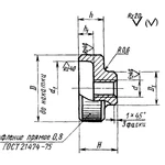 фото Гайка с накаткой ГОСТ 14726-69