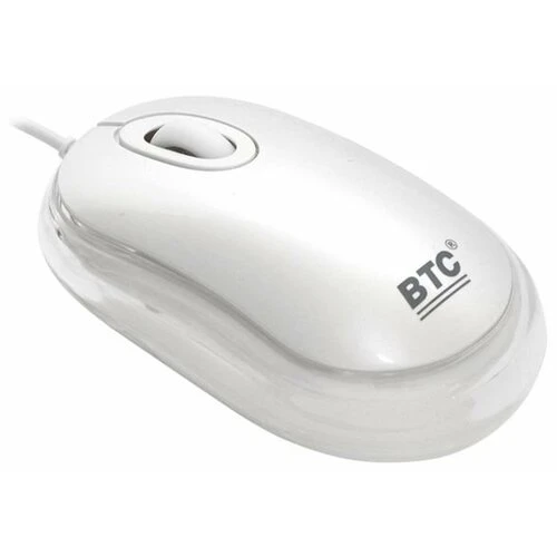 Фото Мышь BTC M595U-W White USB