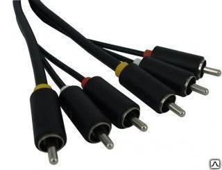 Фото Кабель Сигнал 3RCA-3RCA 3,0 м