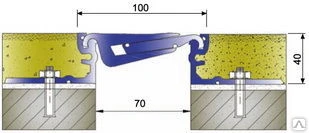 Фото Деформационные швы подкладные шириной 80 мм для пола (3)