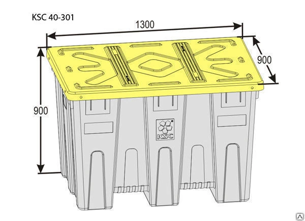 Фото Контейнер для хранения KSC-K-850
