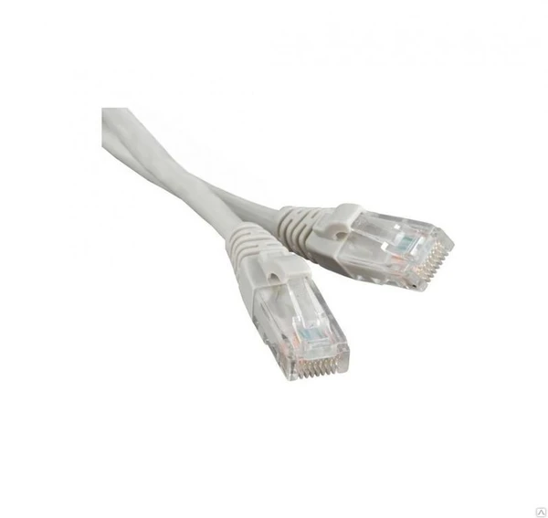 Фото Патч-корд PC-LPM-UTP-RJ45-RJ45-C5e-3M-GY категория 5е серый (3м) Россия