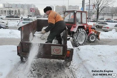 Фото Техническая соль в мешках