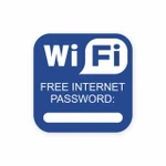 фото Наклейка Wi-Fi free password