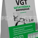 фото Шпатлевка вн/раб 2кг ВГТ финиш полимерная сухая (4) зз (под заказ) П