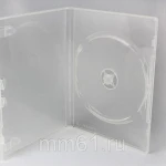 фото DVD-box  ( одинарный 7мм белый прозрачный)