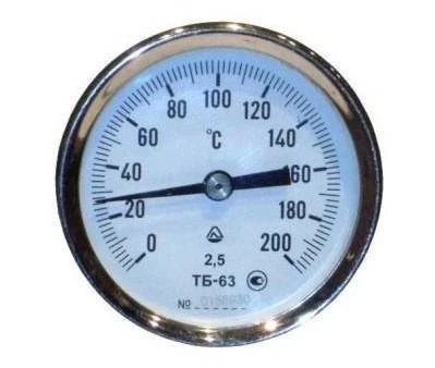 Фото ТБ-63-50  (0  +200°C)  кл.2,5 -О