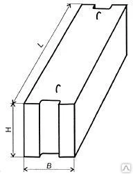Фото Блок фундаментный стеновой ФБС 9.5.6