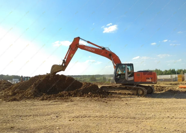 Фото Аренда гусеничного экскаватора Hitachi ZX200, Тула