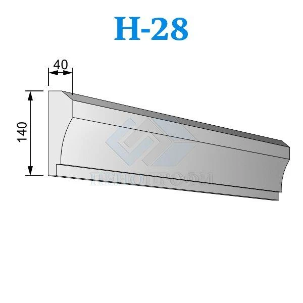 Фото Фасадные наличники из пенопласта (пенополистирола) Н-28 ПСБ-С-25Ф