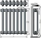 Фото Радиатор чугунный МС-140 Нижний Тагил