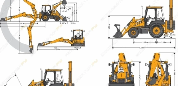 Фото Аренда экскаватора-погрузчика JCB 3CX, Мурманск