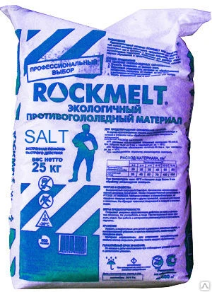 Фото Антигололедный реагент "ROCKMELT SALT"