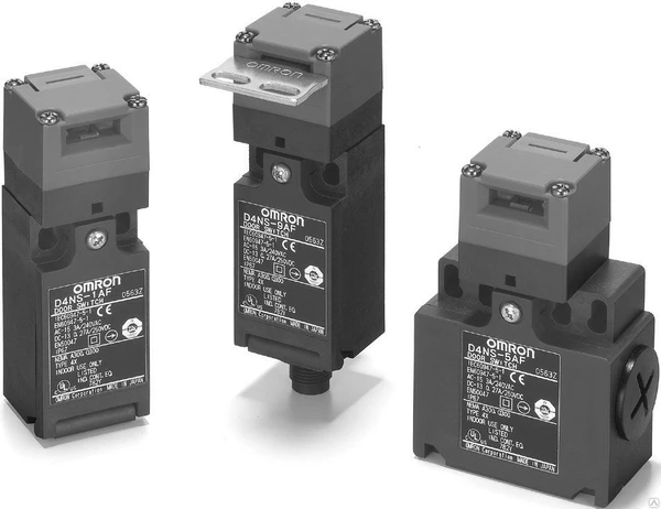 Фото D4NS-1AF Дверной выключатель Omron управляемый ключом, 1NO/1NC, 10A, PG13.5