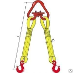 фото Двухветвевой текстильный строп кантаплюс 2ст-4.0/8.0м