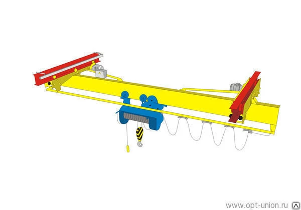 Фото Кран-балка подвесная, опорная, мостовая.