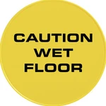 фото Круглая предупреждающая табличка TTS «CAUTION WET FLOOR»