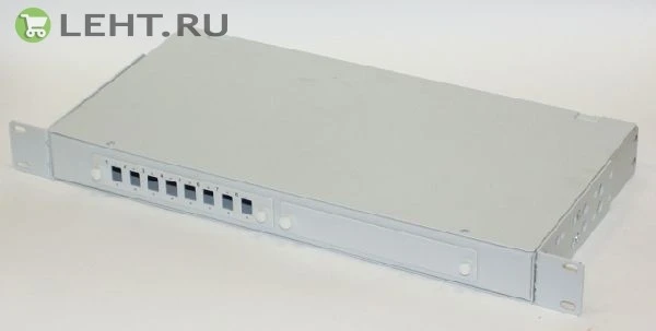 Фото КРС-4-SC — кросс оптический стоечный (19″), 1U, 4 порта, SM, SC/UPC, укомплектованный