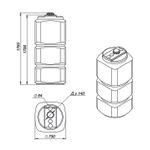 Фото №2 Емкость L 750л OIL (для топлива)
