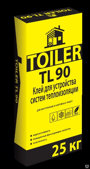 Фото Клей для укладки плит из пенополистирола TOILER TL 90