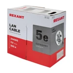 Фото №6 Кабель FTP 4х2х24AWG кат.5е медь бухта (м) Rexant 01-0143