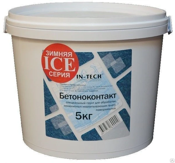 Фото Морозостойкий бетоноконтакт IN-Teck Ice, 10кг