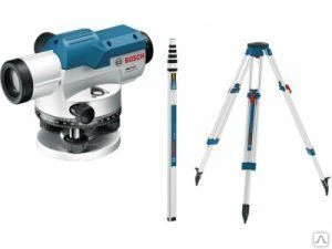 Фото Нивелир оптический BOSCH GOL 26 D + штатив BT160 + рейка