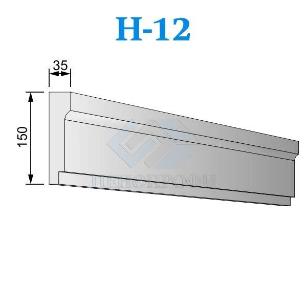 Фото Фасадные наличники из пенопласта (пенополистирола) Н-12 ПСБ-С-35