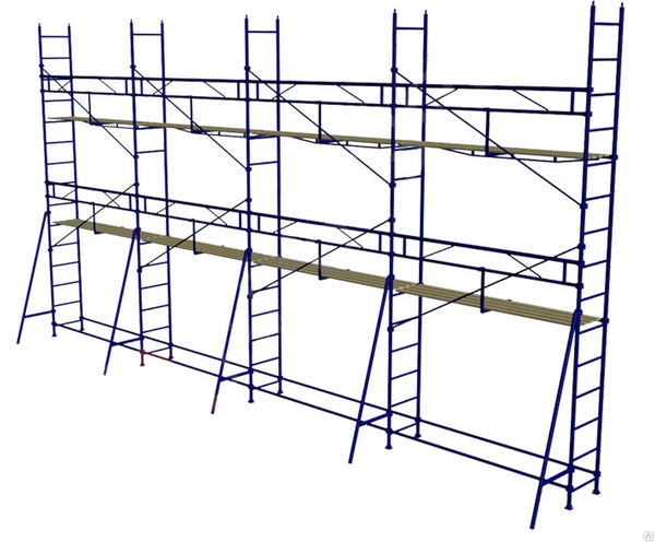 Фото Аренда прокат строительных рамных лесов для отделочных работ