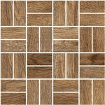 фото Керамический гранит GRASARO Italian Wood 245x245 мозаика G-252/SR/m12