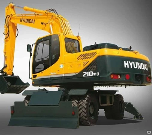 Фото Экскаватор колесный HYUNDAI R210W-9S (ковш 1,05 куб.м.)