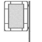фото Калитка с сеткой 1.5х0.9 м