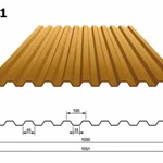 Фото №4 Профлист С-21 Стандарт, покрытие Полиэстер, 0,7мм
