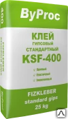 Фото Клей гипсовый стандартный KSF-400 25 кг ByProc (Бипрок)