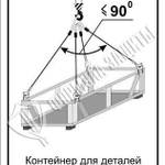 фото Схема «Контейнер для деталей купе кабины лифта» (300х400 мм)