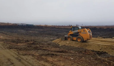 Фото Арена мини погрузчика. Услуги мини-погрузчик.